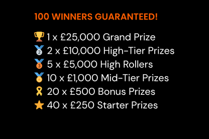 WIN A SHARE OF £100,000! (EXCLUSIVE)