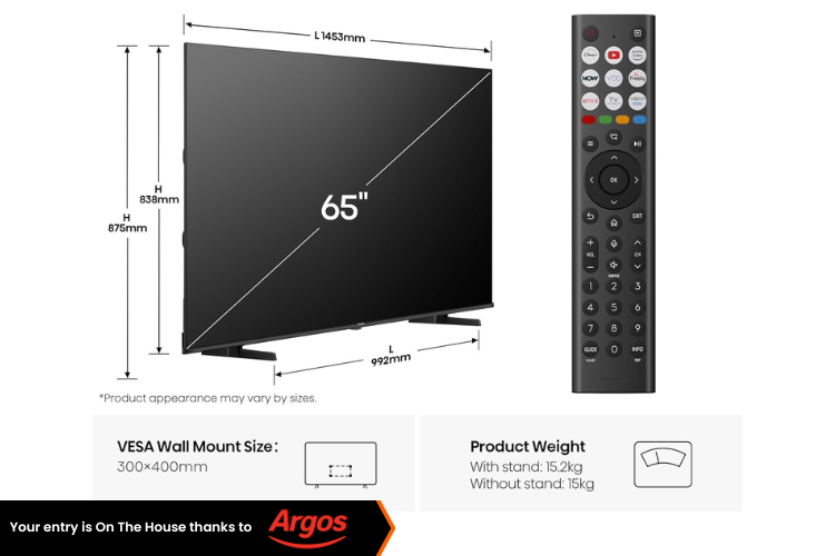 Win This Hisense 65" Smart AI TV