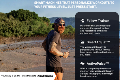 Win This Nordic Track Treadmill & Bike Bundle or £5,000 Tax Free Cash